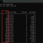 cách quản lý process bằng cmd