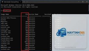 cách quản lý process bằng cmd