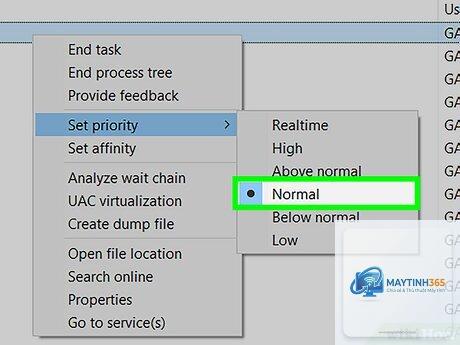 cách quản lý process priority
