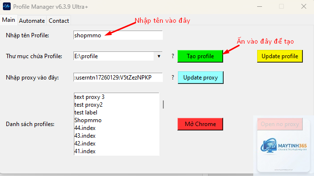 cách quản lý profile settings - Hình 2
