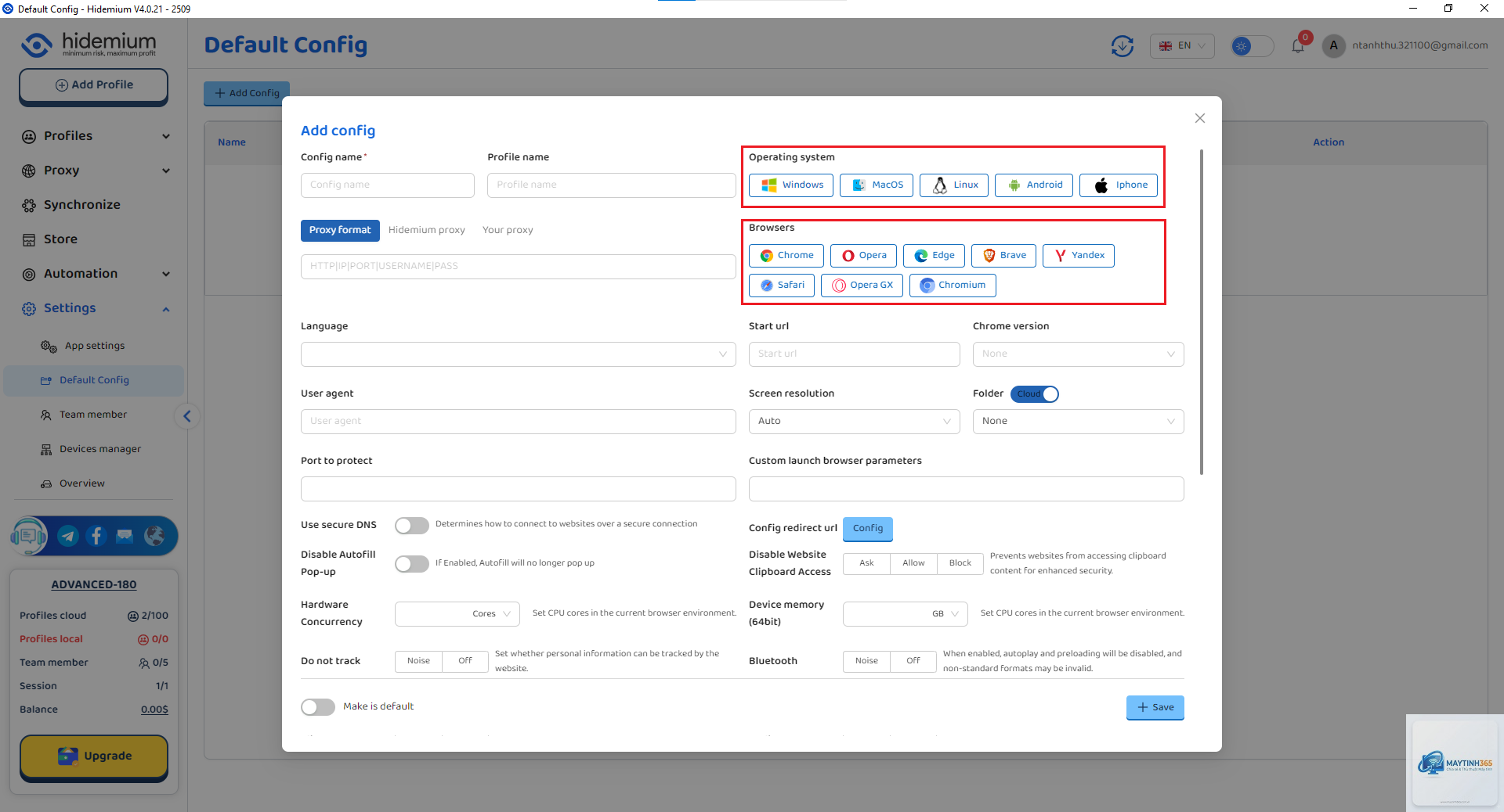 cách quản lý profile settings - Hình 3