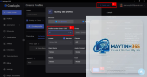 cách quản lý profile settings