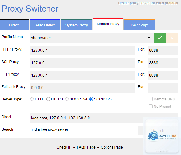 cách quản lý proxy settings - Hình 2