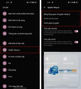 cách quản lý quyền camera ứng dụng