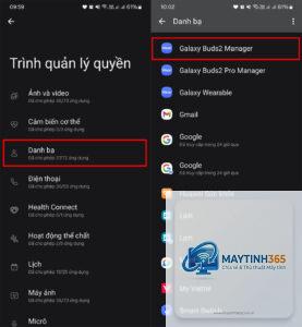 cách quản lý quyền danh bạ ứng dụng
