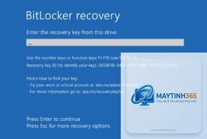 cách quản lý recovery key bitlocker