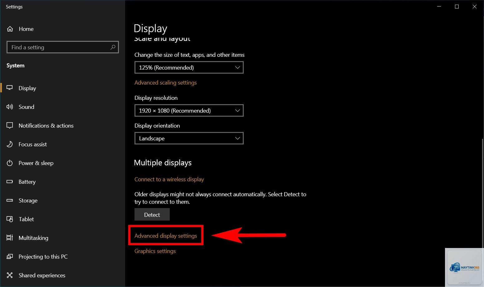 cách quản lý refresh rate settings - Hình 3
