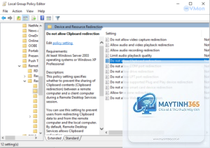 cách quản lý remote desktop bằng gpedit
