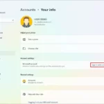 cách quản lý school account windows 11