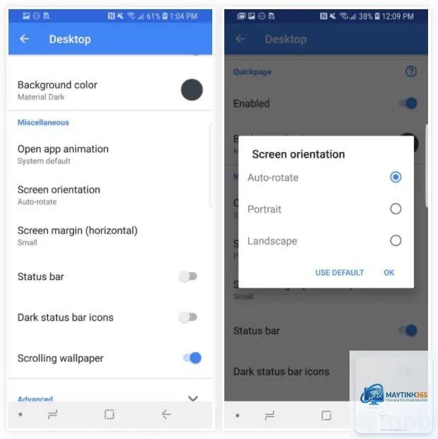 cách quản lý screen orientation