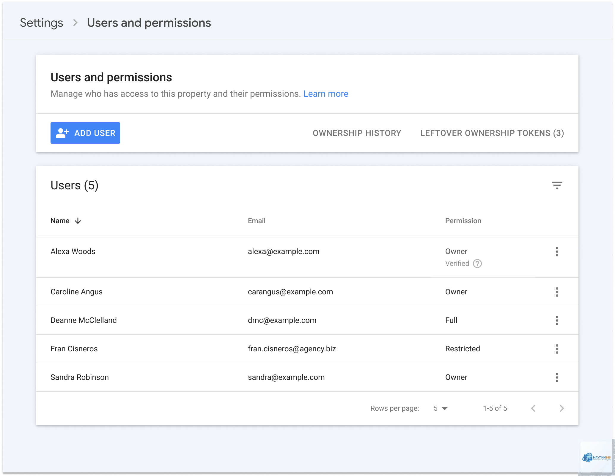cách quản lý search permissions - Hình 1