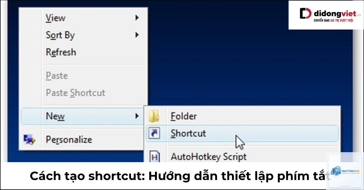 cách quản lý shortcut - Hình 3