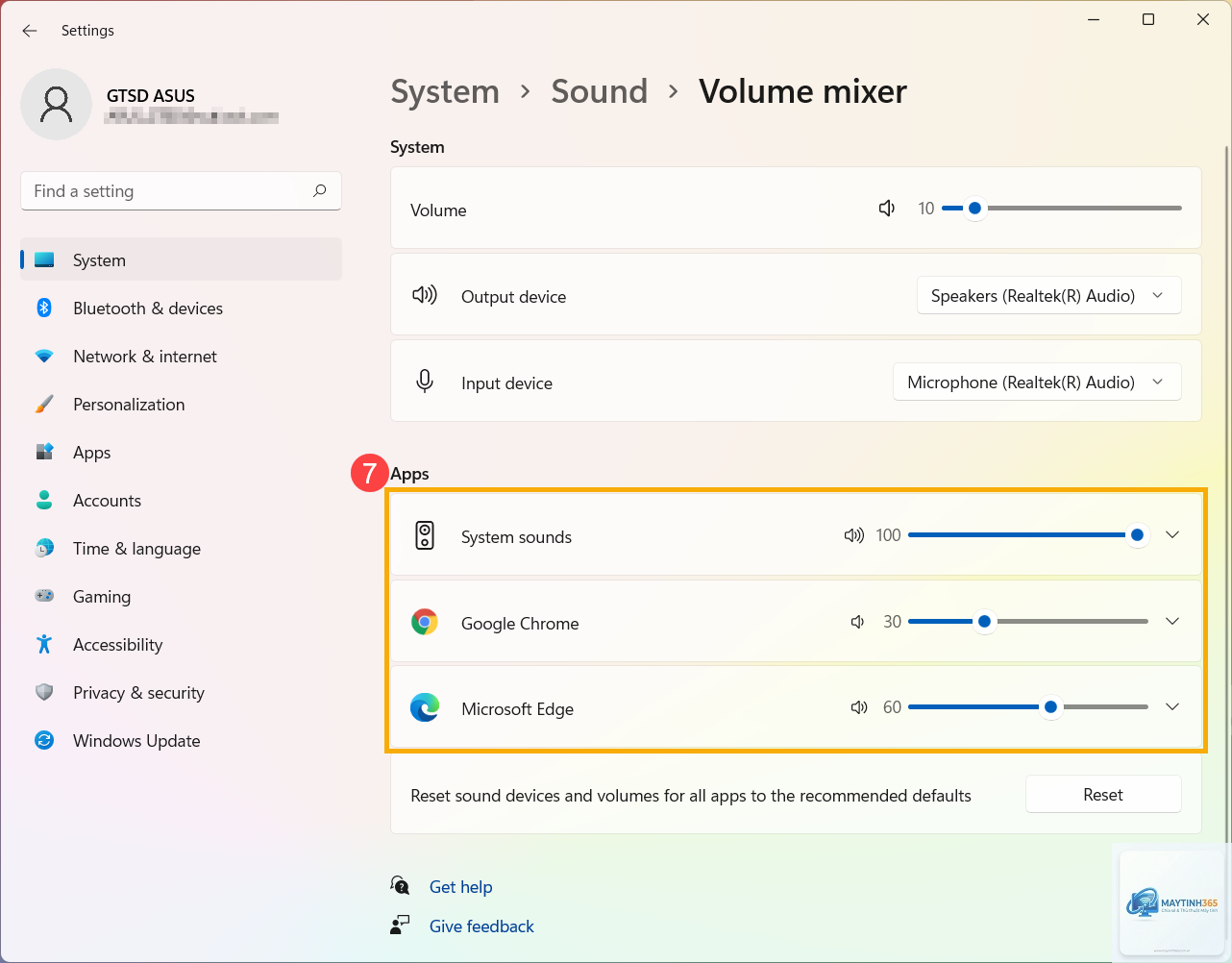 cách quản lý sound settings windows 11 - Hình 4
