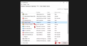 cách quản lý startup apps bằng task manager