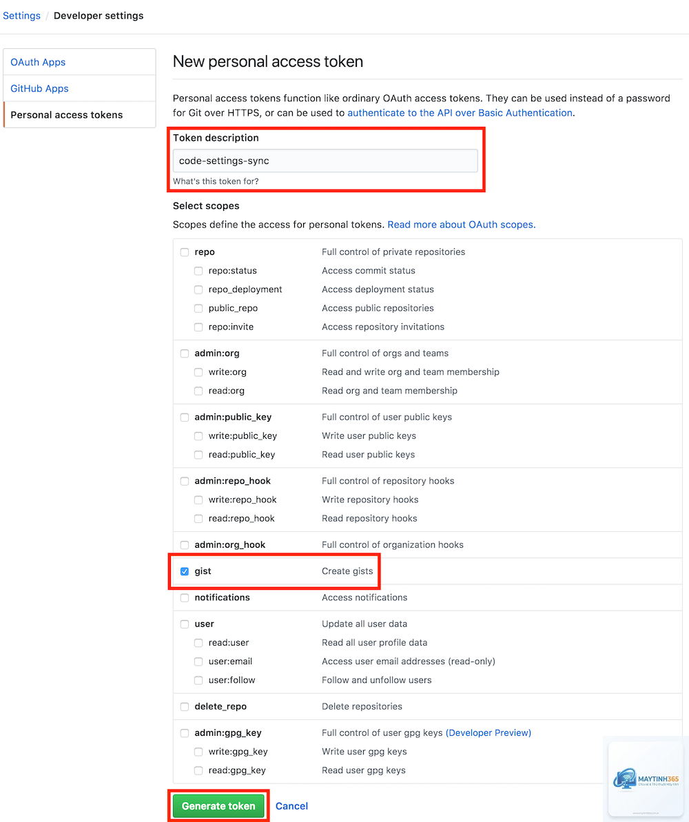 cách quản lý sync settings - Hình 4