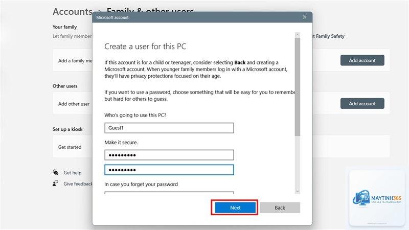 cách quản lý tài khoản khách windows 11 - Hình 4