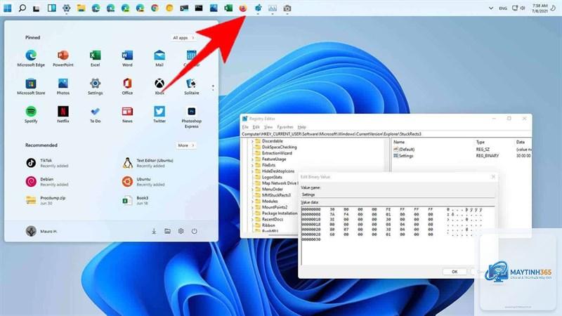 cách quản lý taskbar windows 11