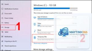 cách quản lý temporary files