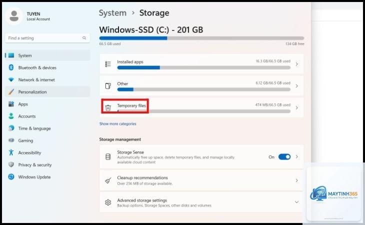 cách quản lý temporary files - Hình 5