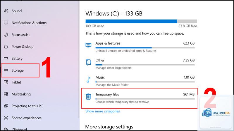 cách quản lý temporary files