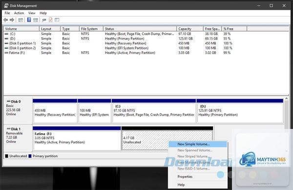 cách quản lý thẻ nhớ trong disk management - Hình 3
