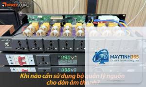 cách quản lý thiết bị âm thanh