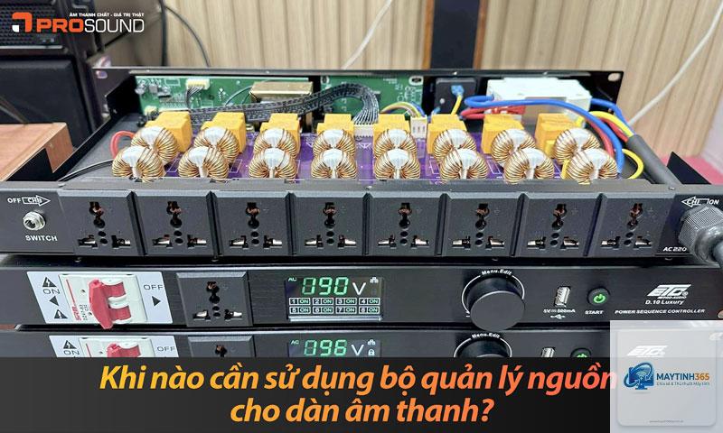 cách quản lý thiết bị âm thanh
