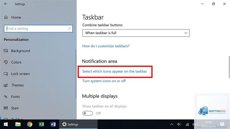 cách quản lý thông báo taskbar - Hình 3
