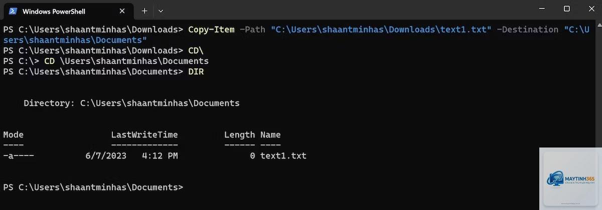 cách quản lý thư mục bằng powershell - Hình 4