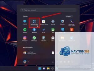cách quản lý thư mục hệ thống trên start menu