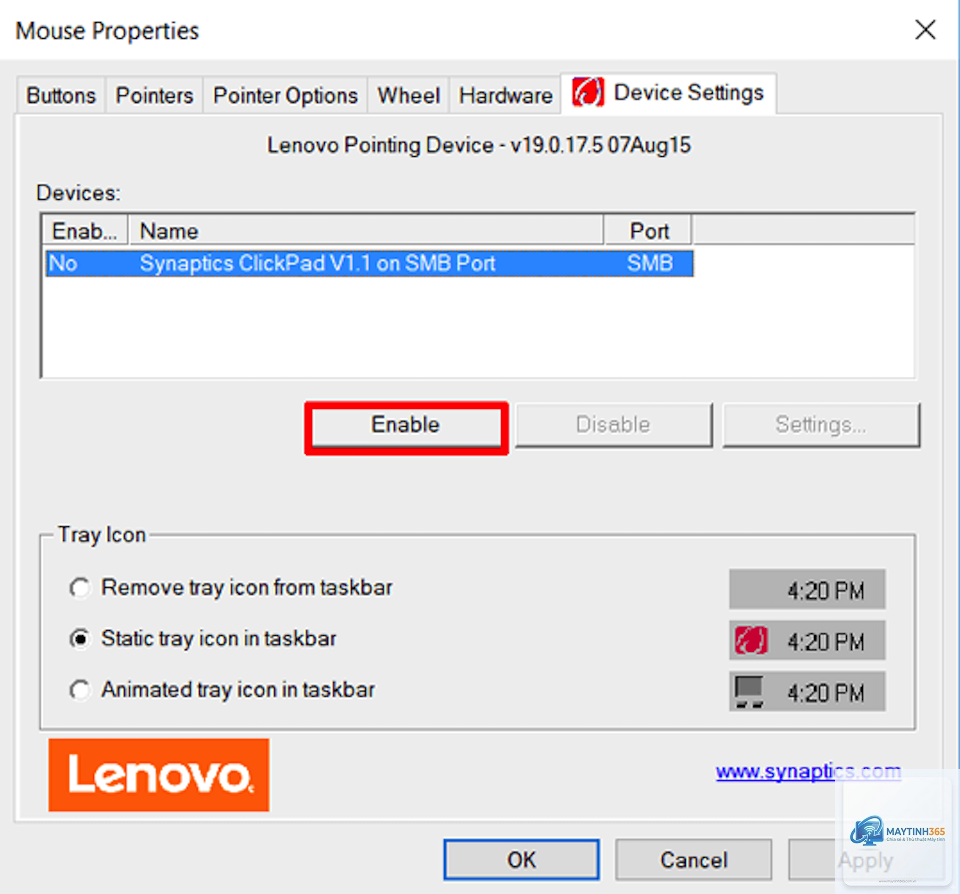 cách quản lý touchpad devices - Hình 4