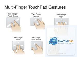 cách quản lý touchpad gestures
