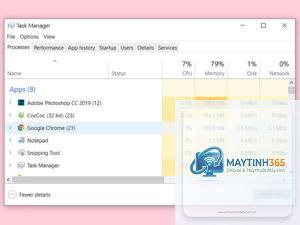 cách quản lý ứng dụng bằng task manager