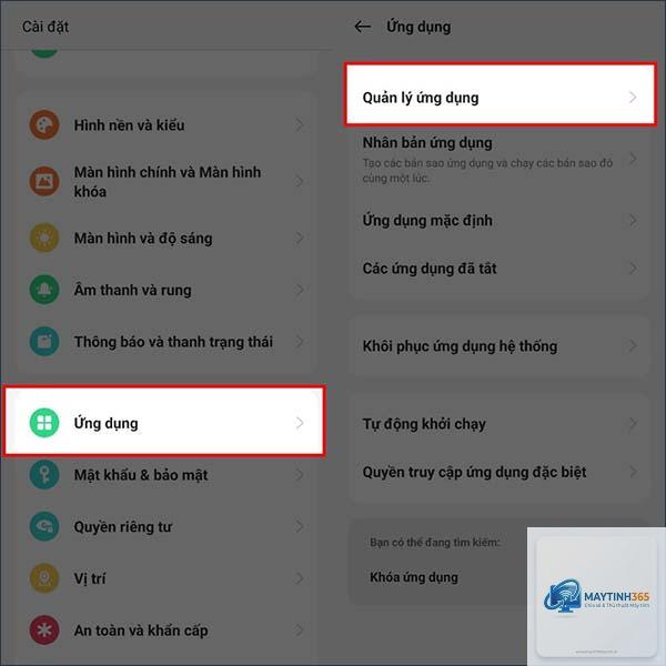 cách quản lý ứng dụng hệ thống - Hình 5