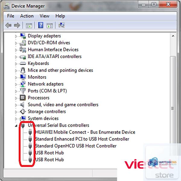 cách quản lý usb devices