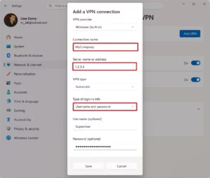 cách quản lý vpn settings
