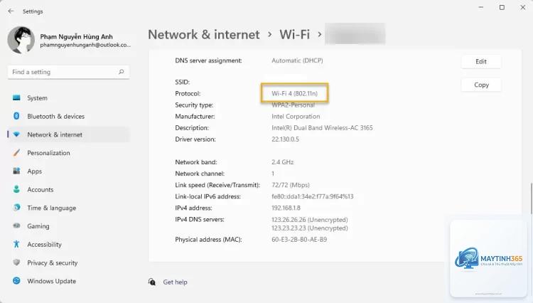 cách quản lý wifi 6 windows 11 - Hình 4