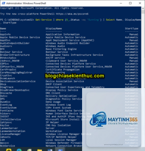 cách quản lý windows services