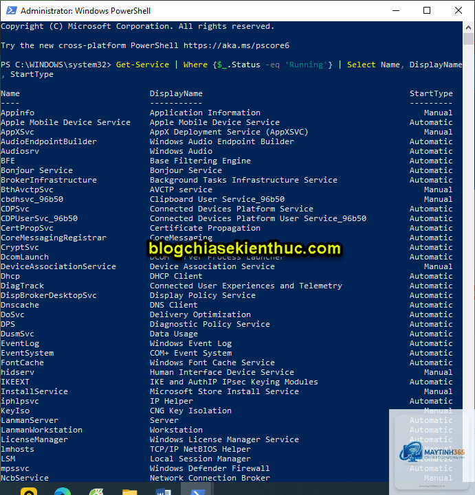 cách quản lý windows services