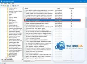 cách quản lý windows update bằng gpedit