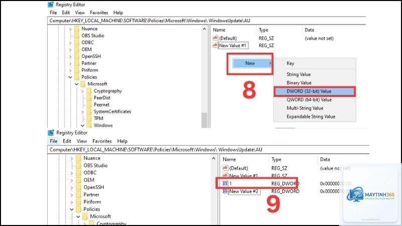 cách quản lý windows update bằng registry - Hình 4