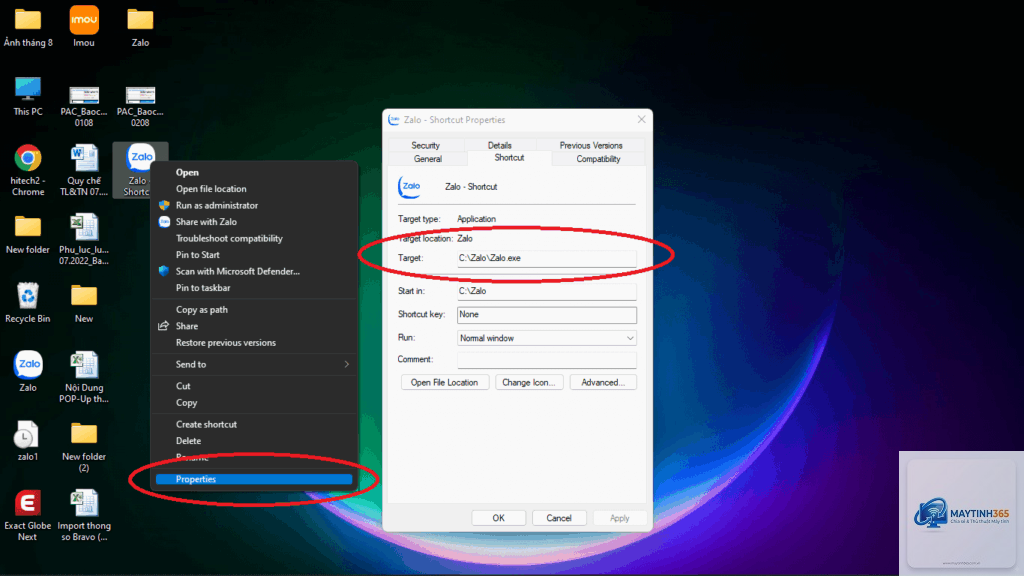 cách quản lý zalo pc trong windows 11