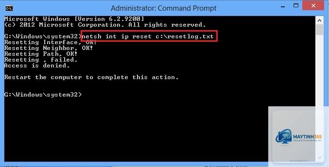 cách reset mạng bằng cmd - Hình 5