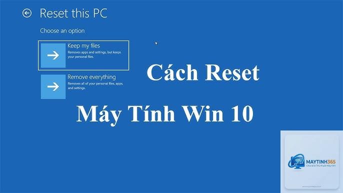 cách reset windows 10 - Hình 1