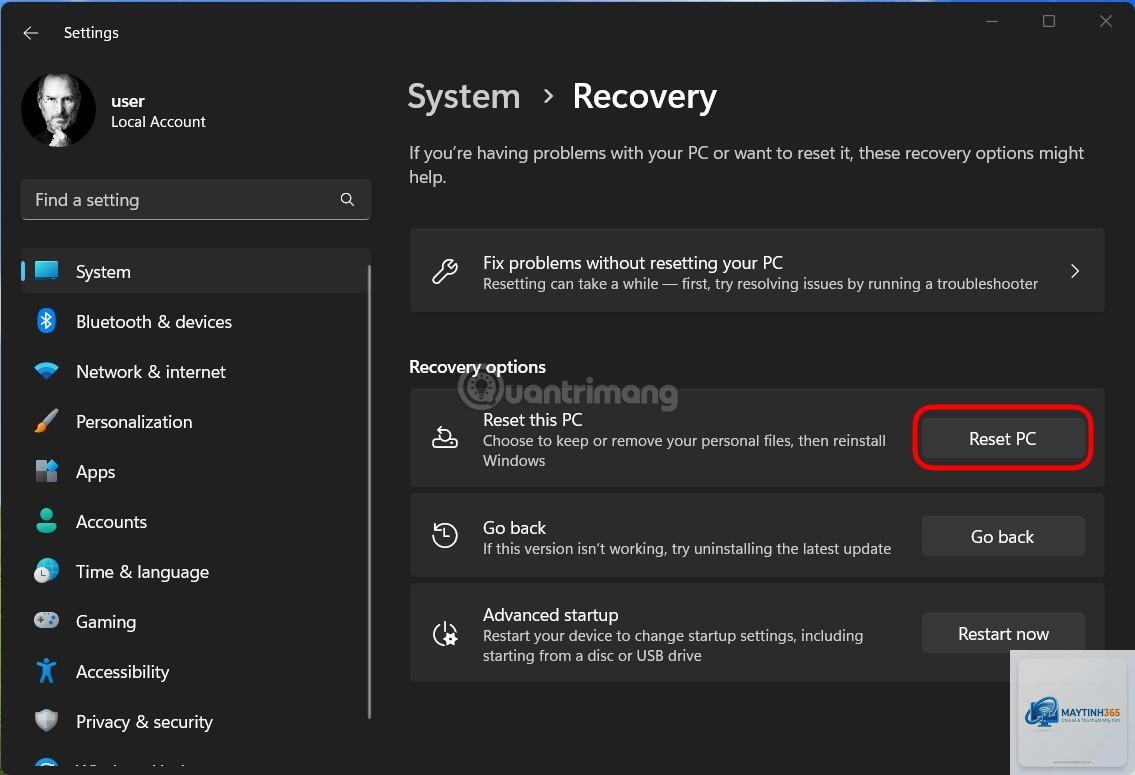 cách reset windows 11 - Hình 3