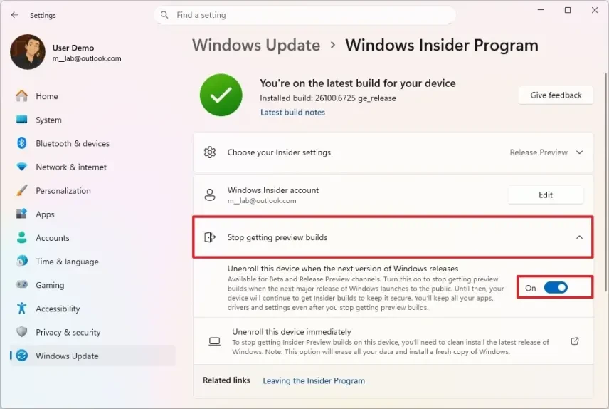 cách rời windows insider - Hình 3