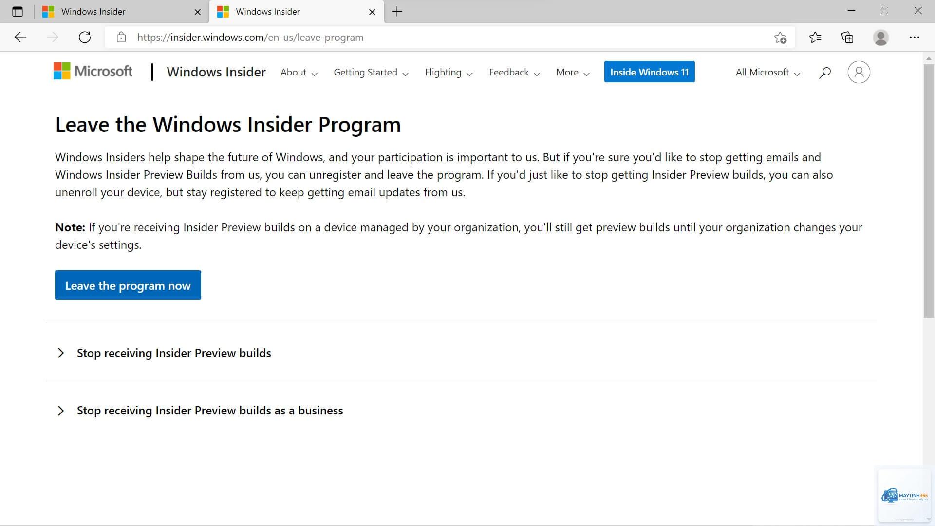cách rời windows insider - Hình 4
