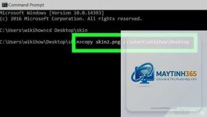 cách sao chép file bằng cmd