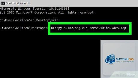 cách sao chép file bằng cmd