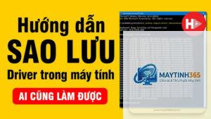 cách sao lưu driver